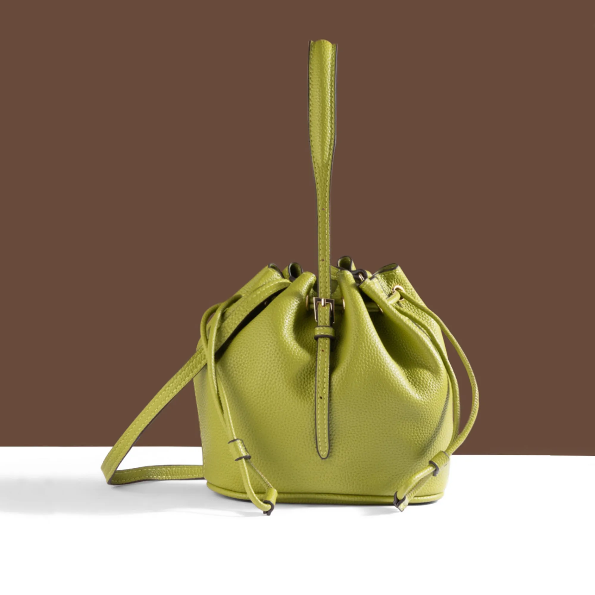 Accessorize London Women's Green Mini Duffle Bag