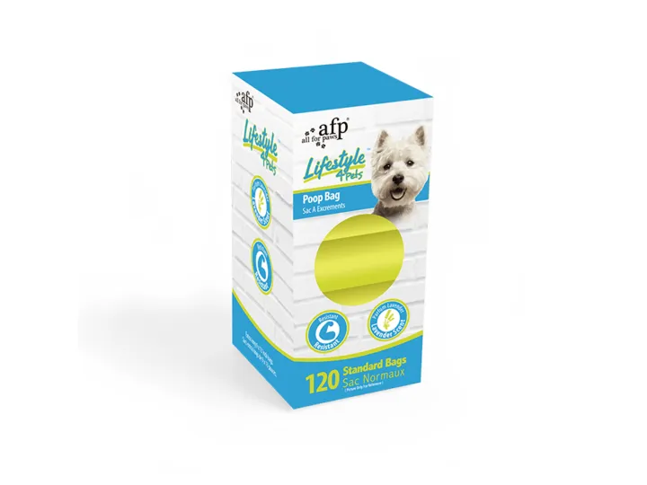 AFP Lifestyle 4 Pet-Poop Bag 15 Bags/Roll, 8 rolls