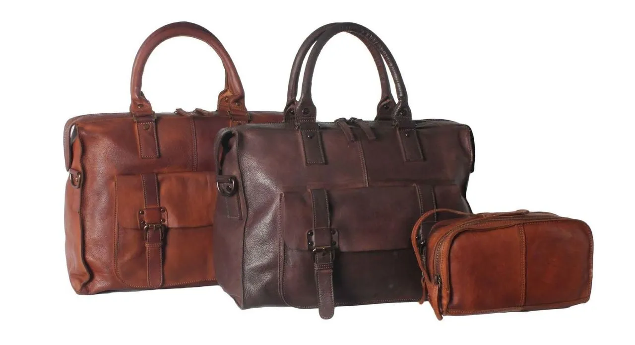 Ashwood Shoreditch Weekend Leather Holdall