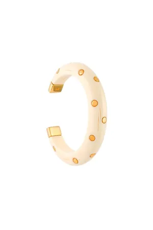 Aurelie Bidermann Caftan Bracelet - Ivory/ Gold