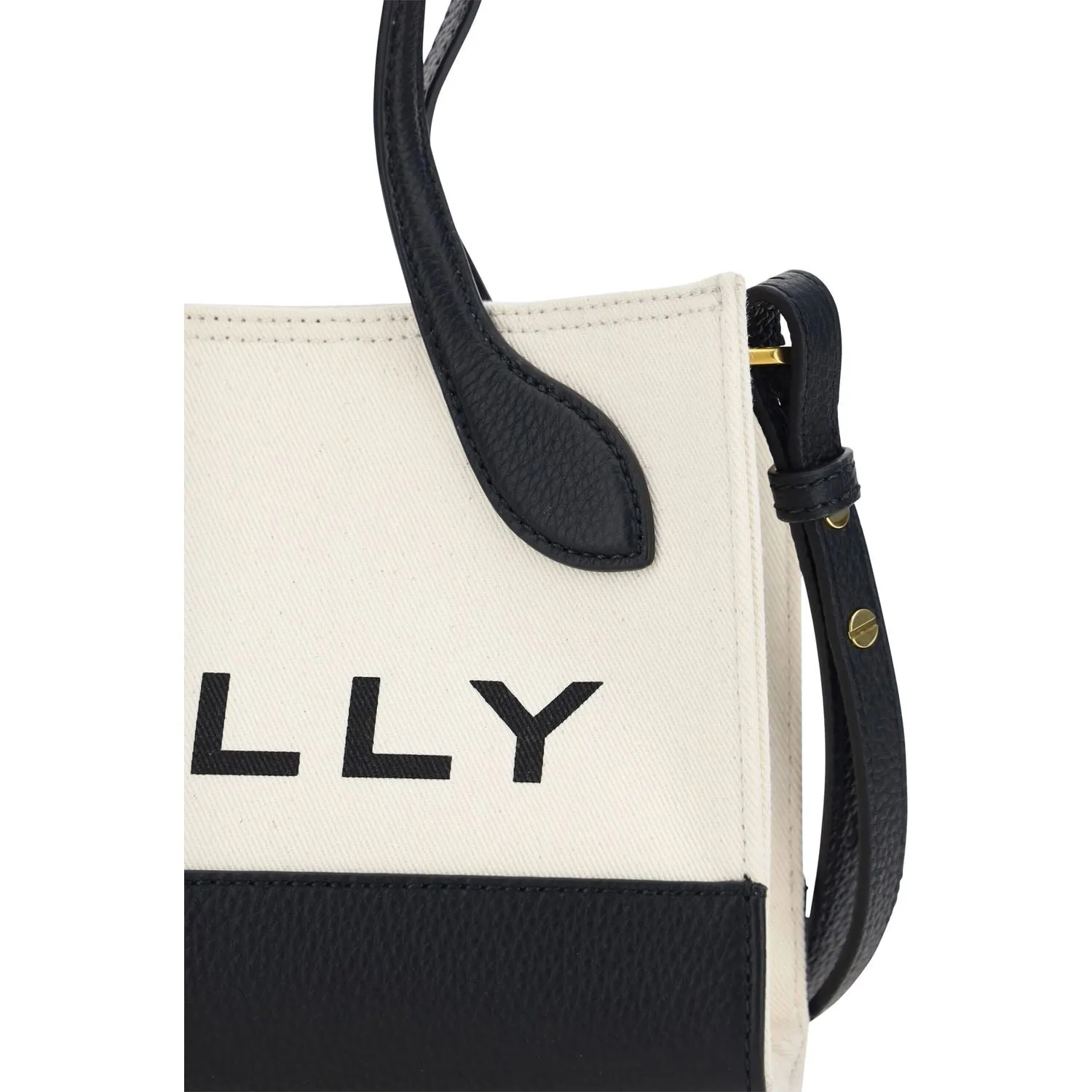 Bally Chic Contrast Mini Leather Handbag