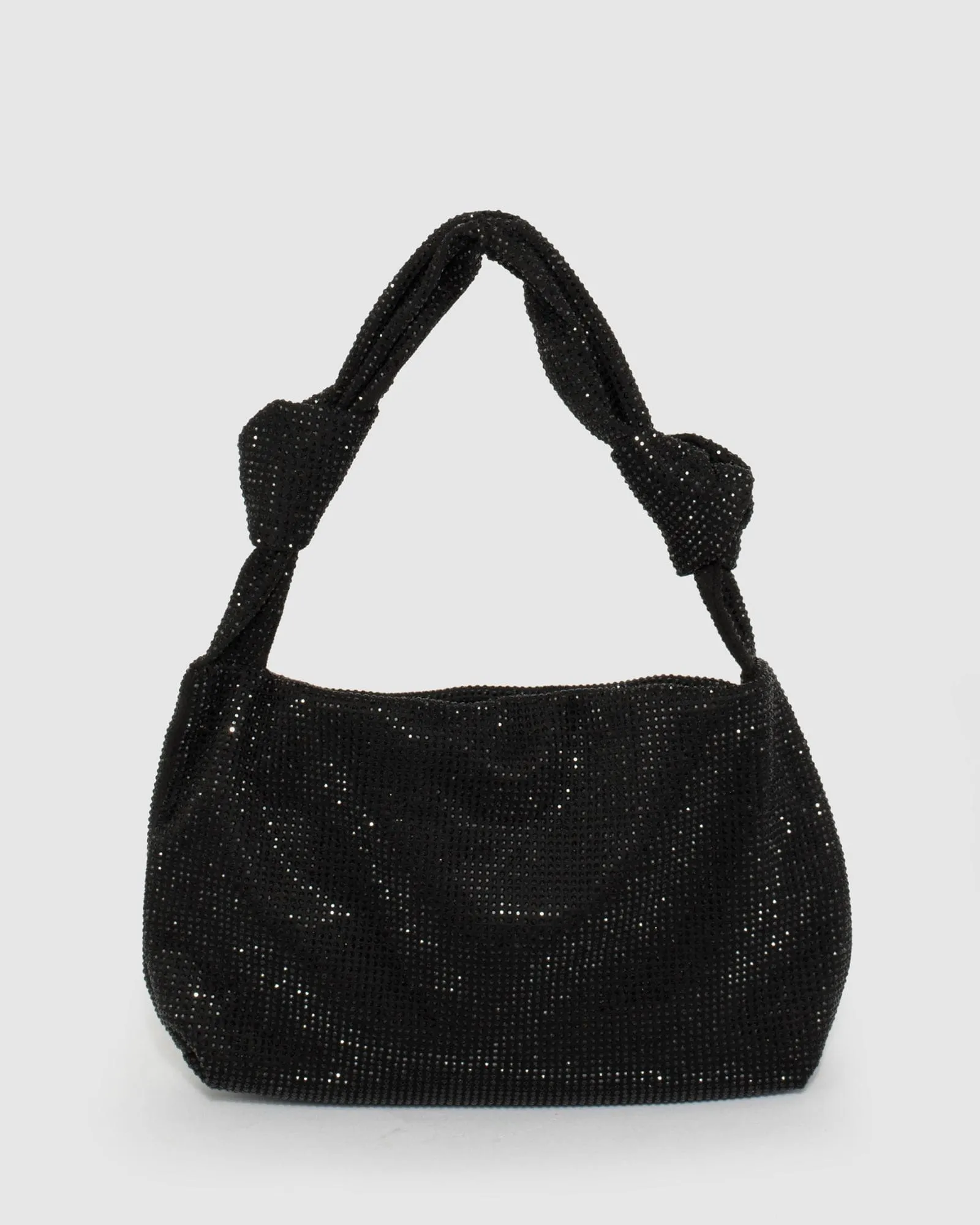 Black Arella Mini Knot Bag