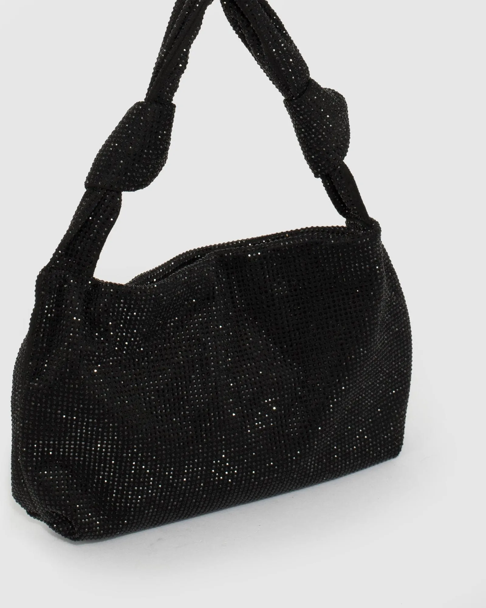 Black Arella Mini Knot Bag