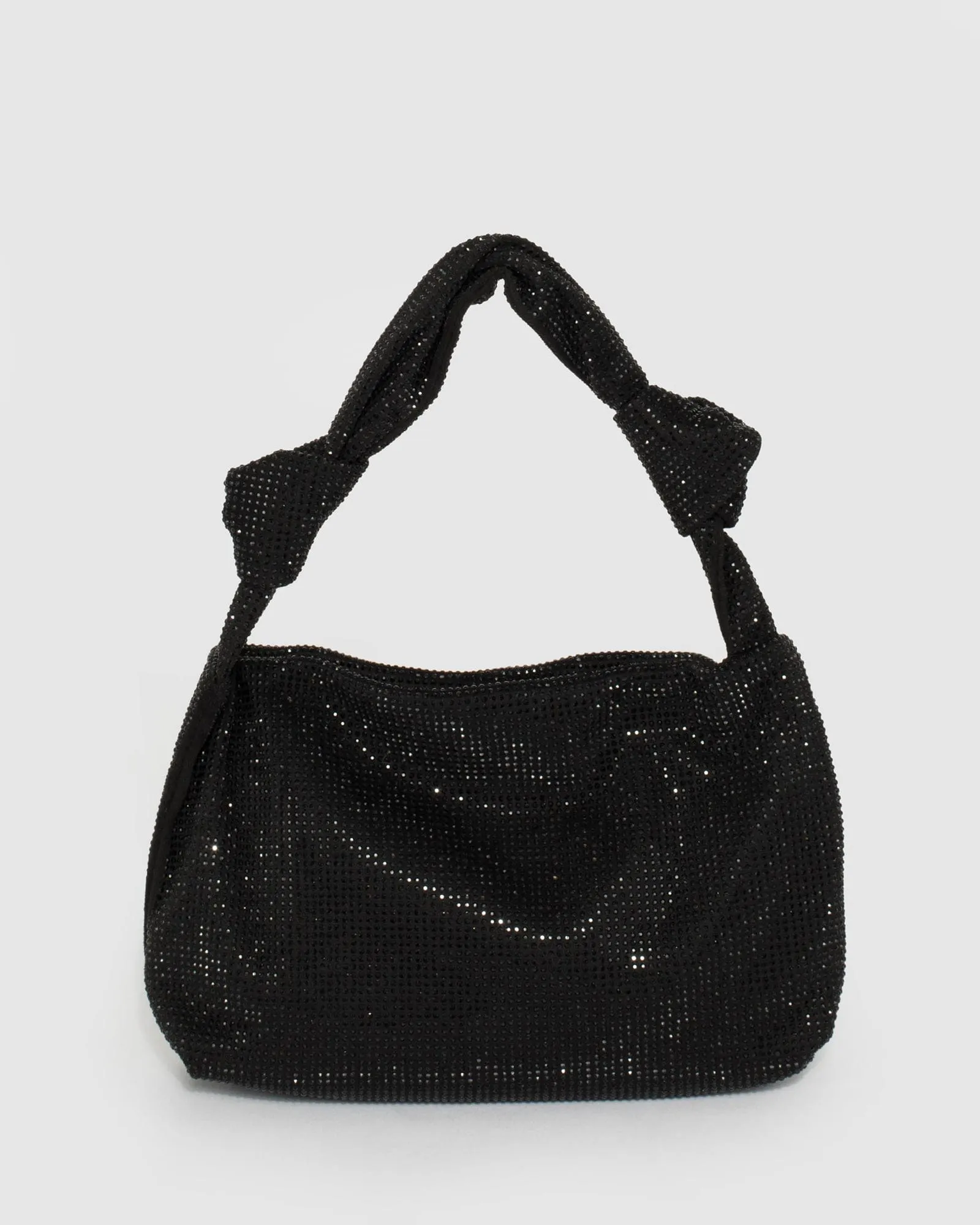 Black Arella Mini Knot Bag