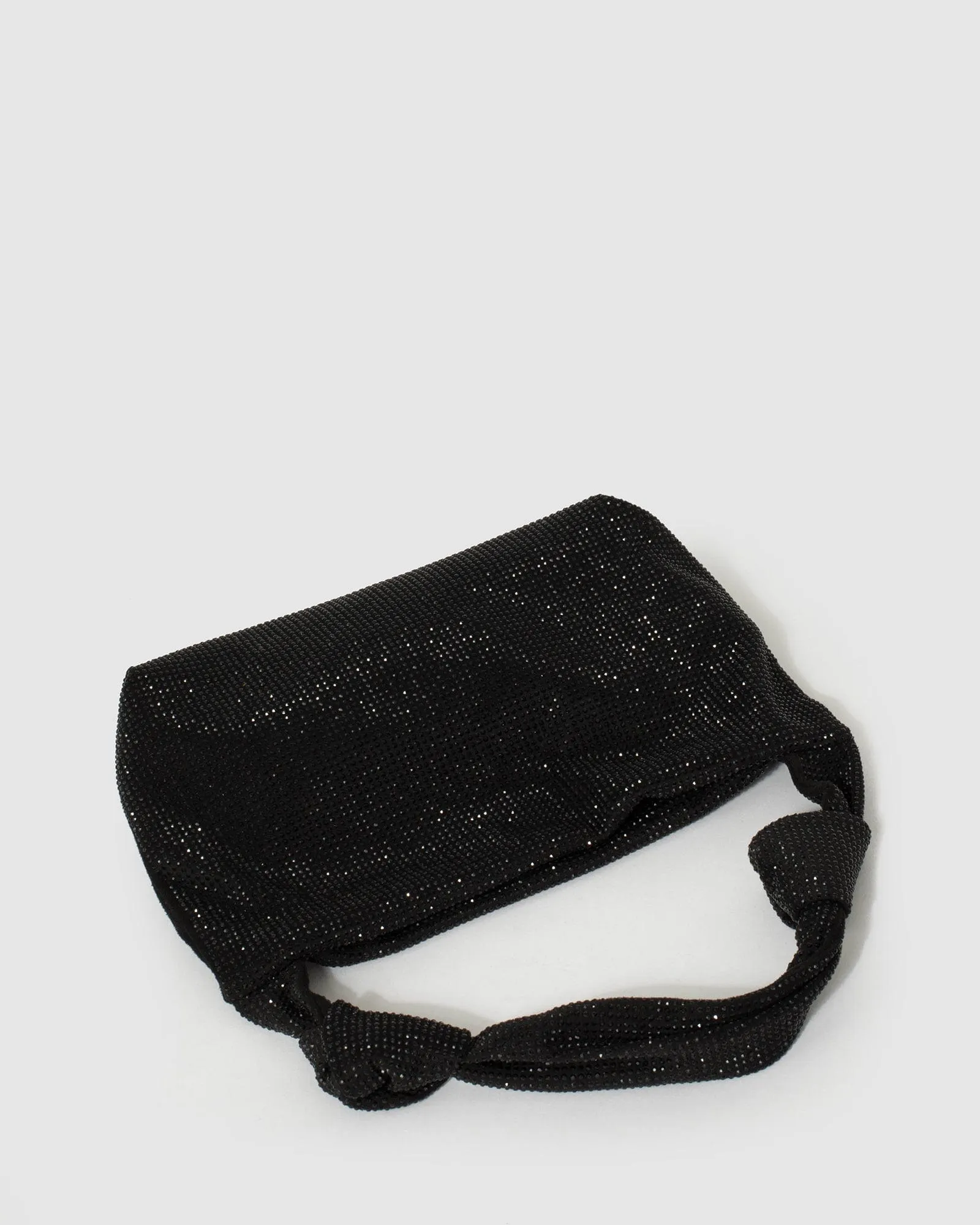 Black Arella Mini Knot Bag