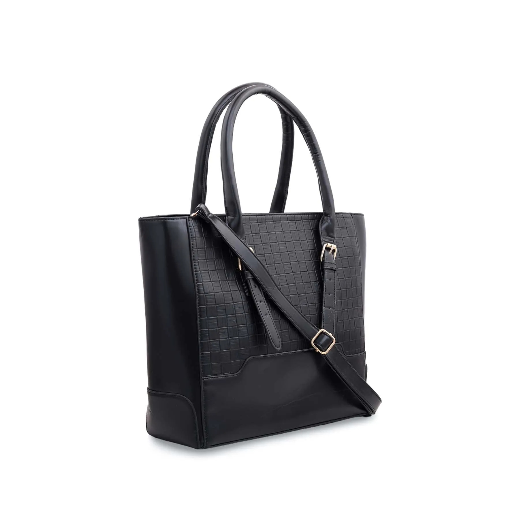 Black Formal Hand Bag P54384