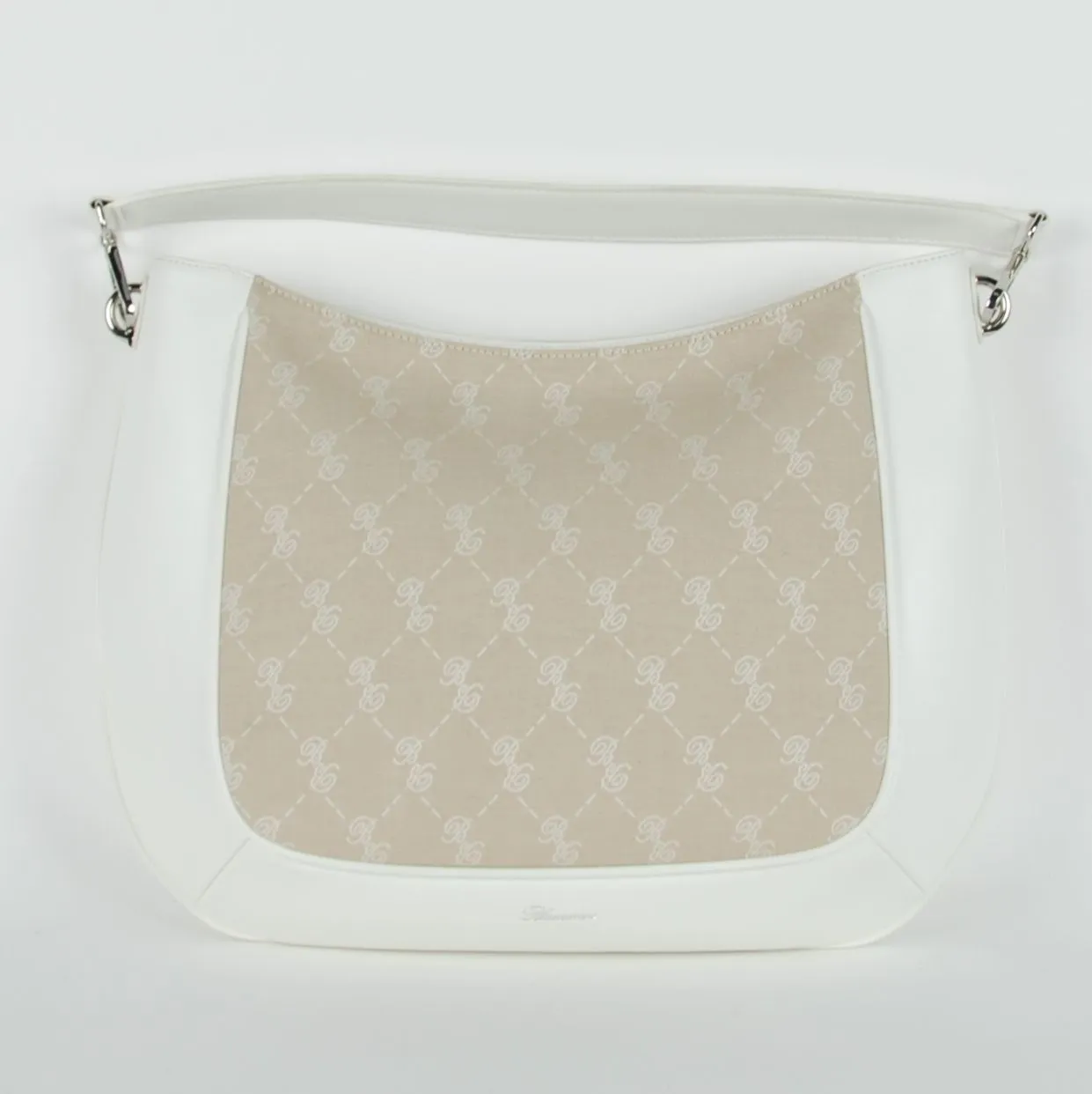 Blumarine White Cotton Women Crossbody Bag