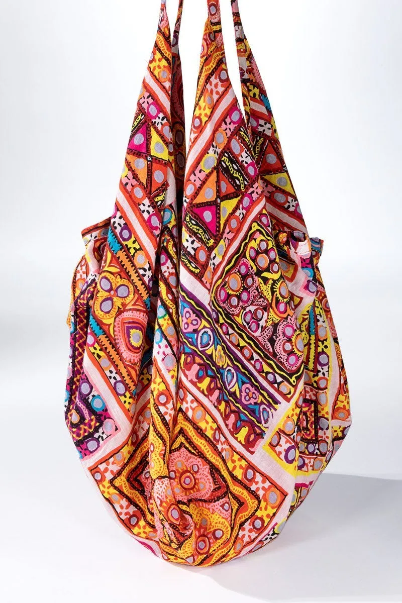 Bohemian Ethnic Print Inspired Shoulder Bag