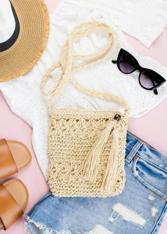 Boho Chic -Tassel Weave Crossbody