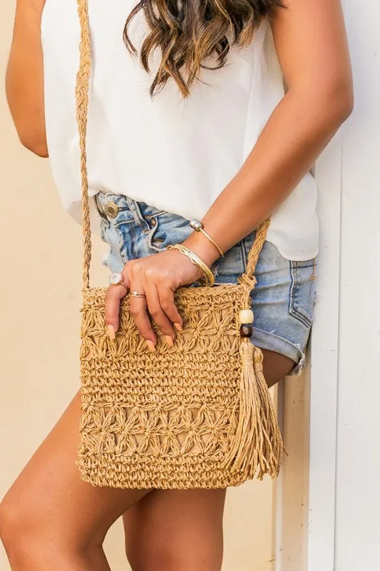 Boho Chic -Tassel Weave Crossbody