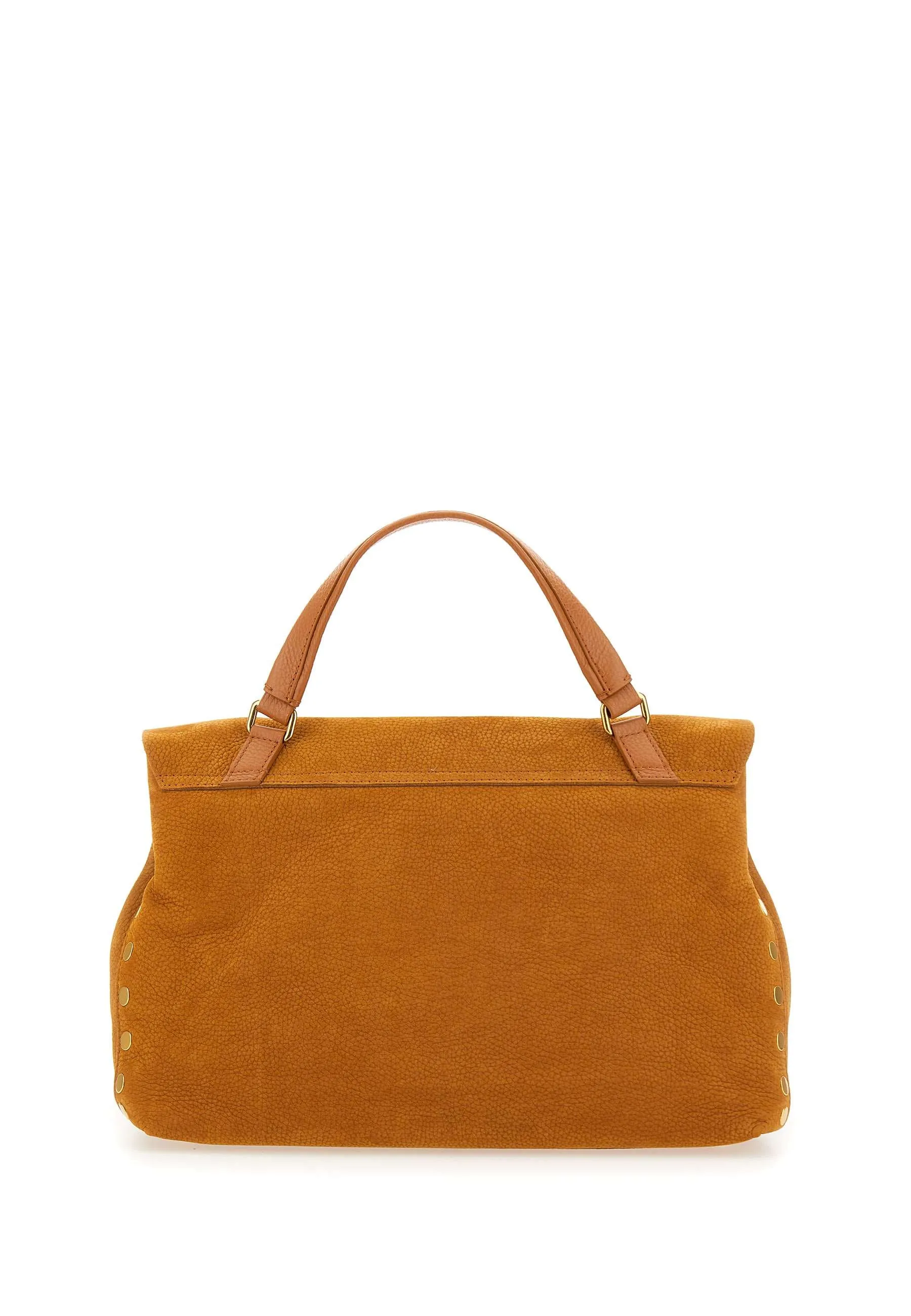 Brandy Nubuck Medium Top Handle Bag