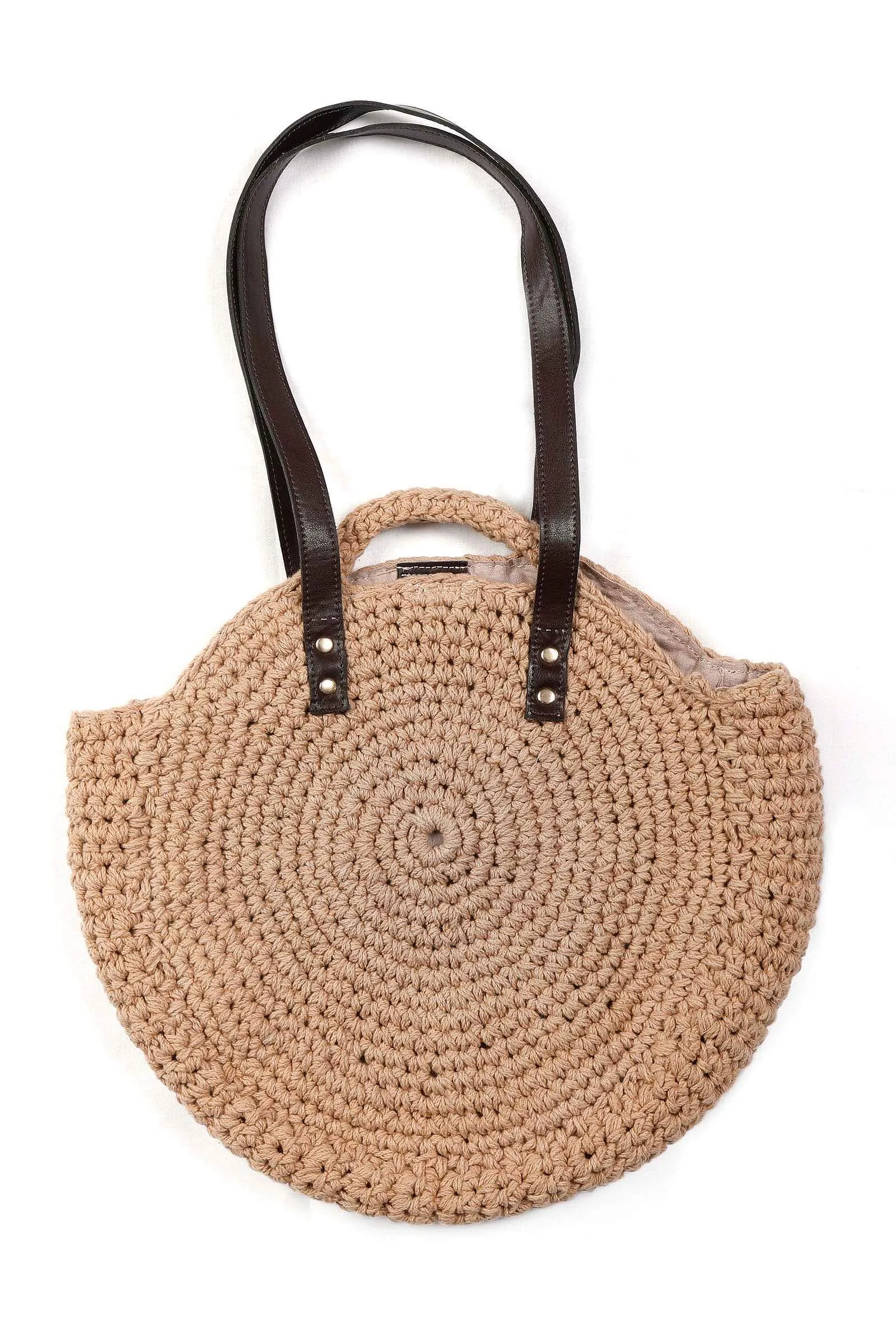 Brown Thread Crochet Bag