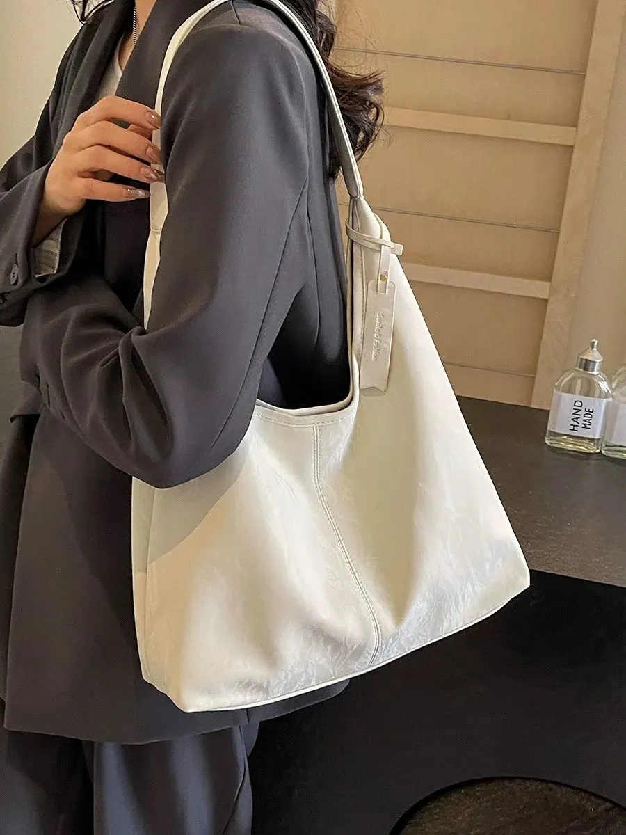 Casual Leather Tote Bag