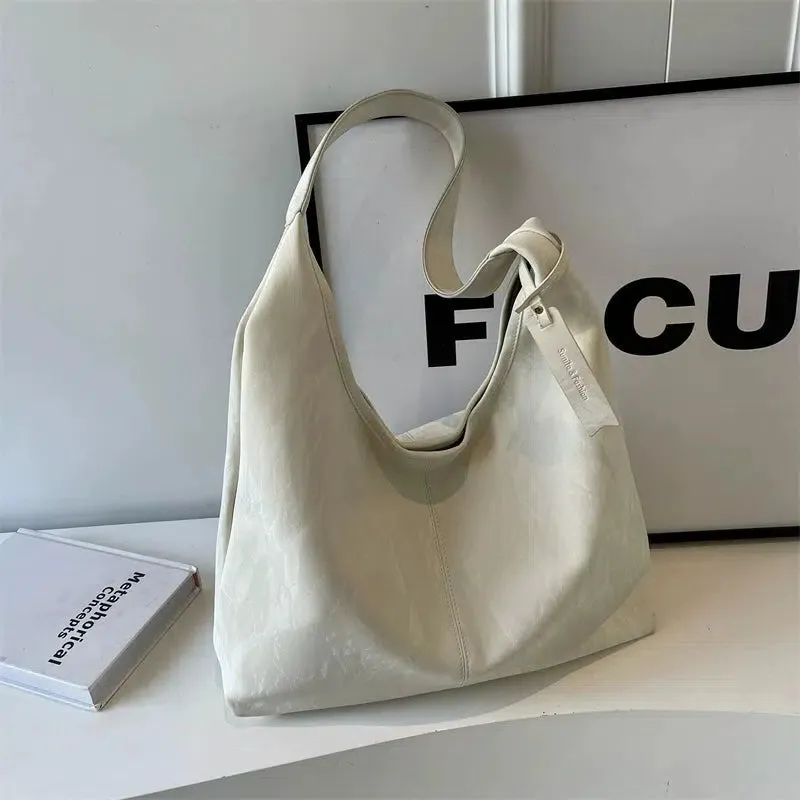 Casual Leather Tote Bag