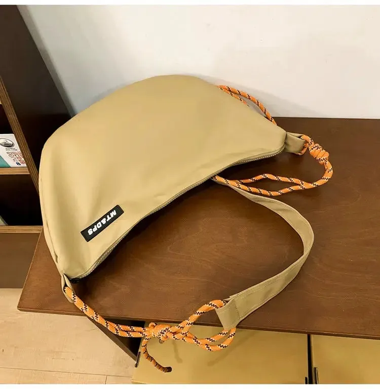 Casual Rope Strap Crossbody Bag