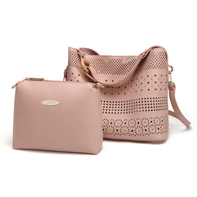 Casual Soft Hollow Shape Shoulder Bag