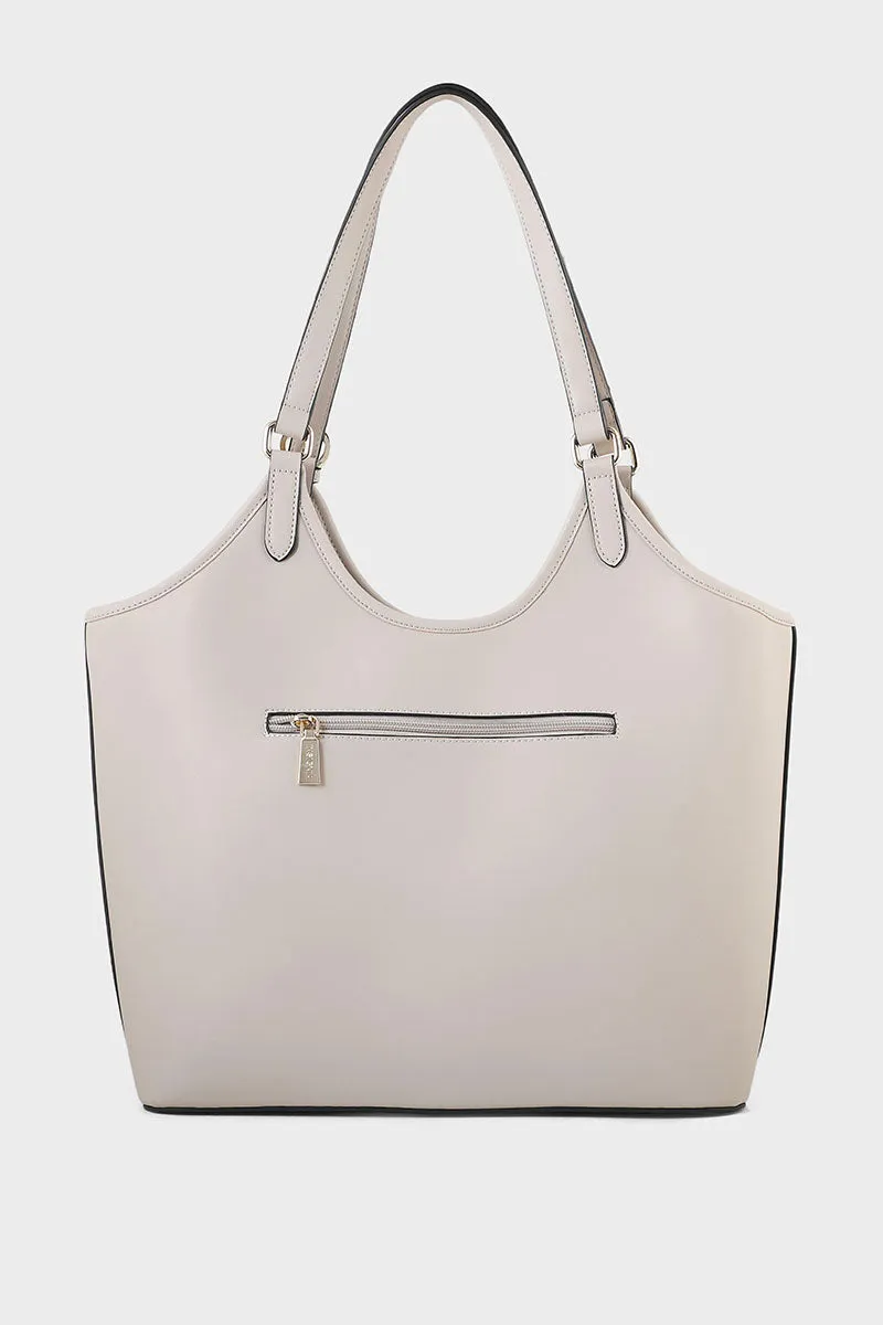 Casual Tote Hand Bags BH0018-Beige