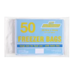 Caterpack Large Freezer Bags 305x460mm (Pack of 50) - HX463