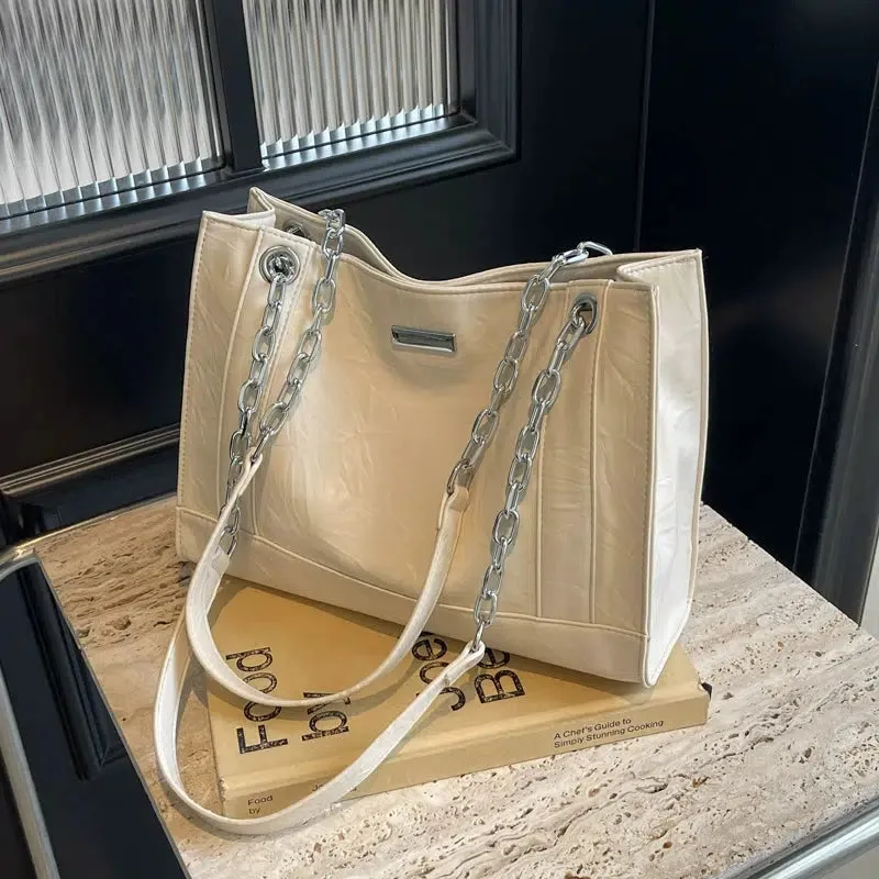 Chic Chain Strap Tote Bag