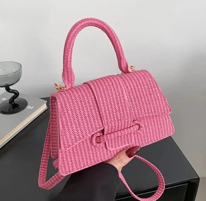 Chic Striped Handbags/Sling Bags