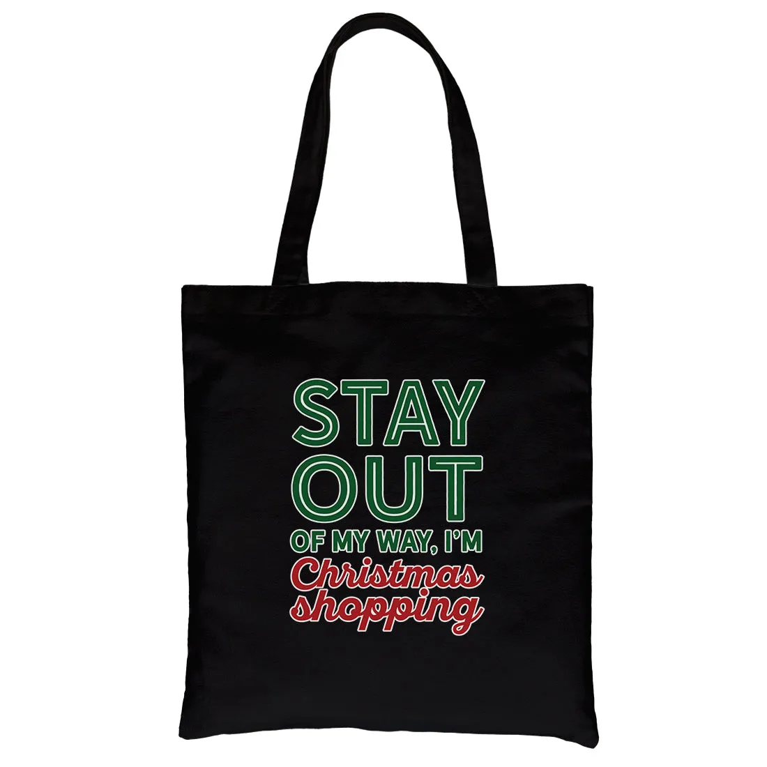 Christmas Shopping Canvas Bag