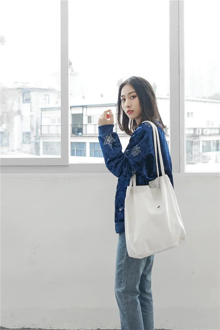 Corduroy Canvas Shoulder Bags