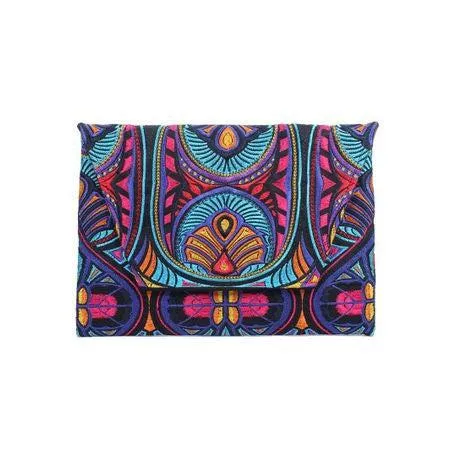 Embroidered Tahj Envelope Clutch | iPad Bag - Thailand