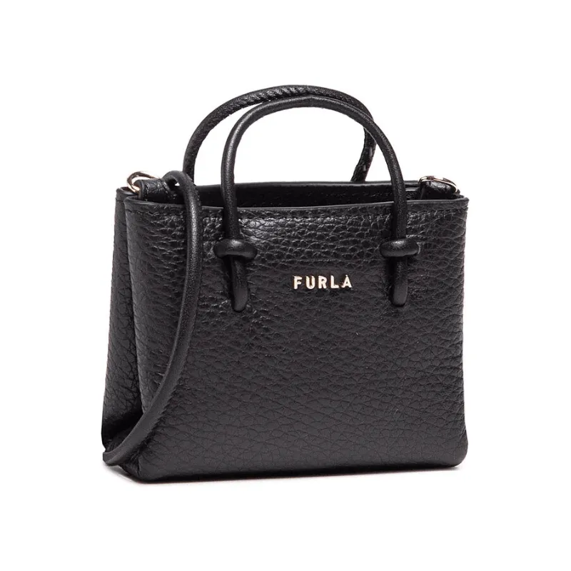 Furla Essential Micro Vertical Crossbody - Nero