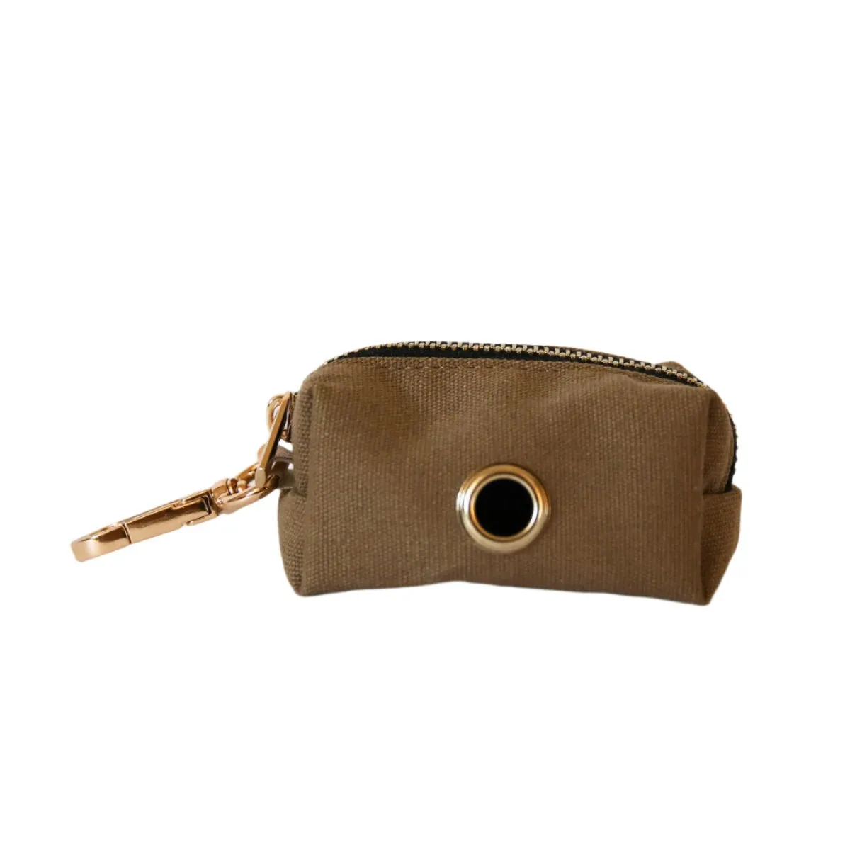 furlou poop bag holder - brown