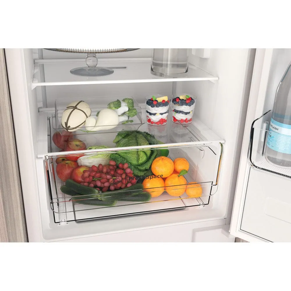 Indesit INC18T311 Integrated Frost Free Fridge Freezer with Sliding Door Fixing Kit - White