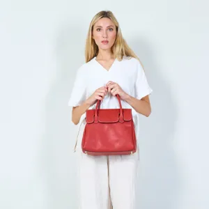 Italian pebble grain leather handbag wholesale