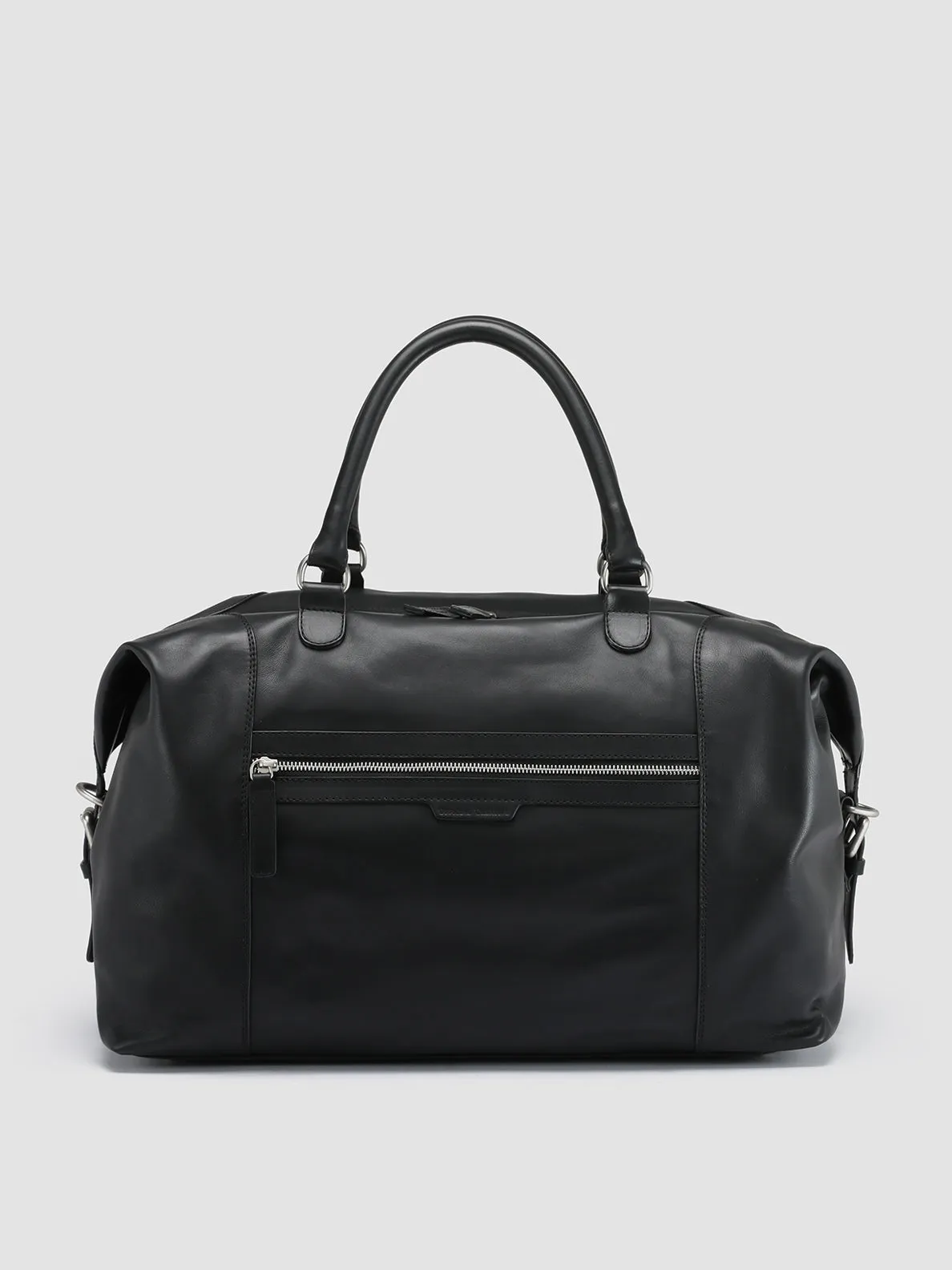 JULES 002 - Black Leather Weekender