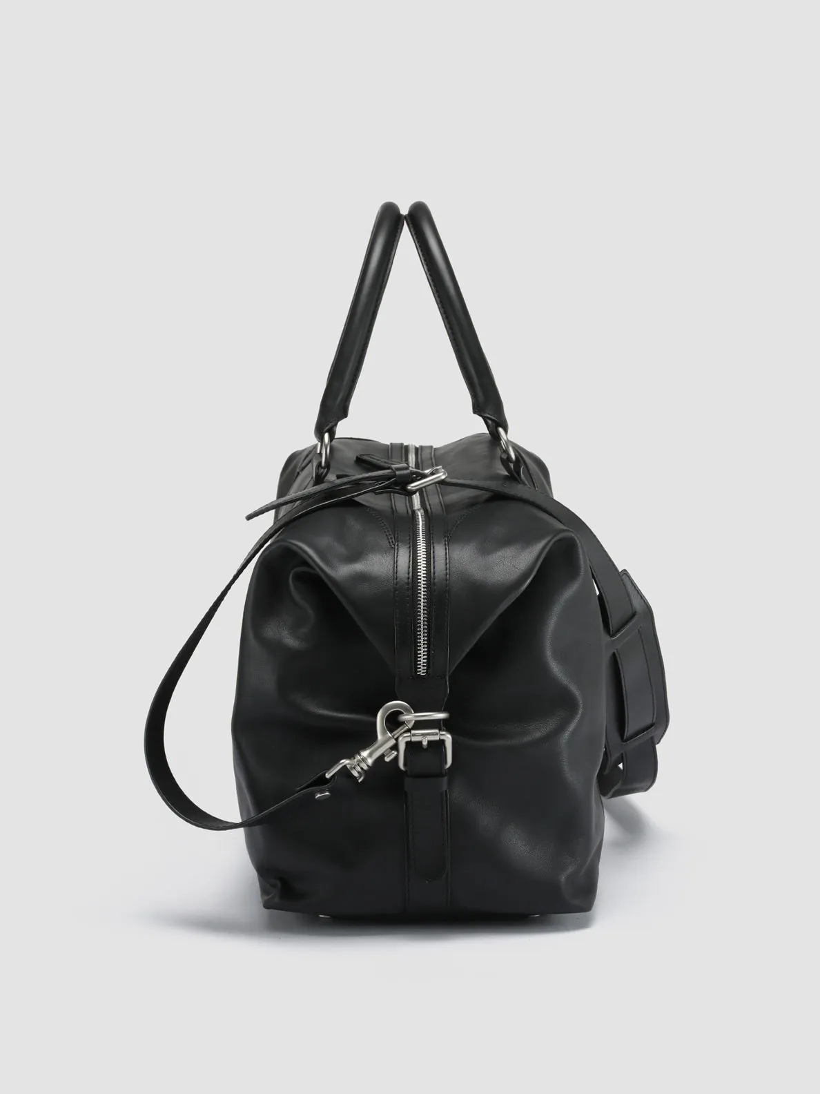 JULES 002 - Black Leather Weekender