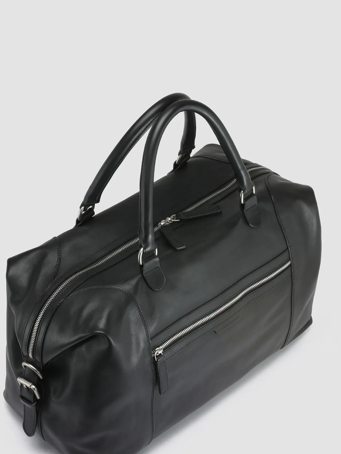 JULES 002 - Black Leather Weekender