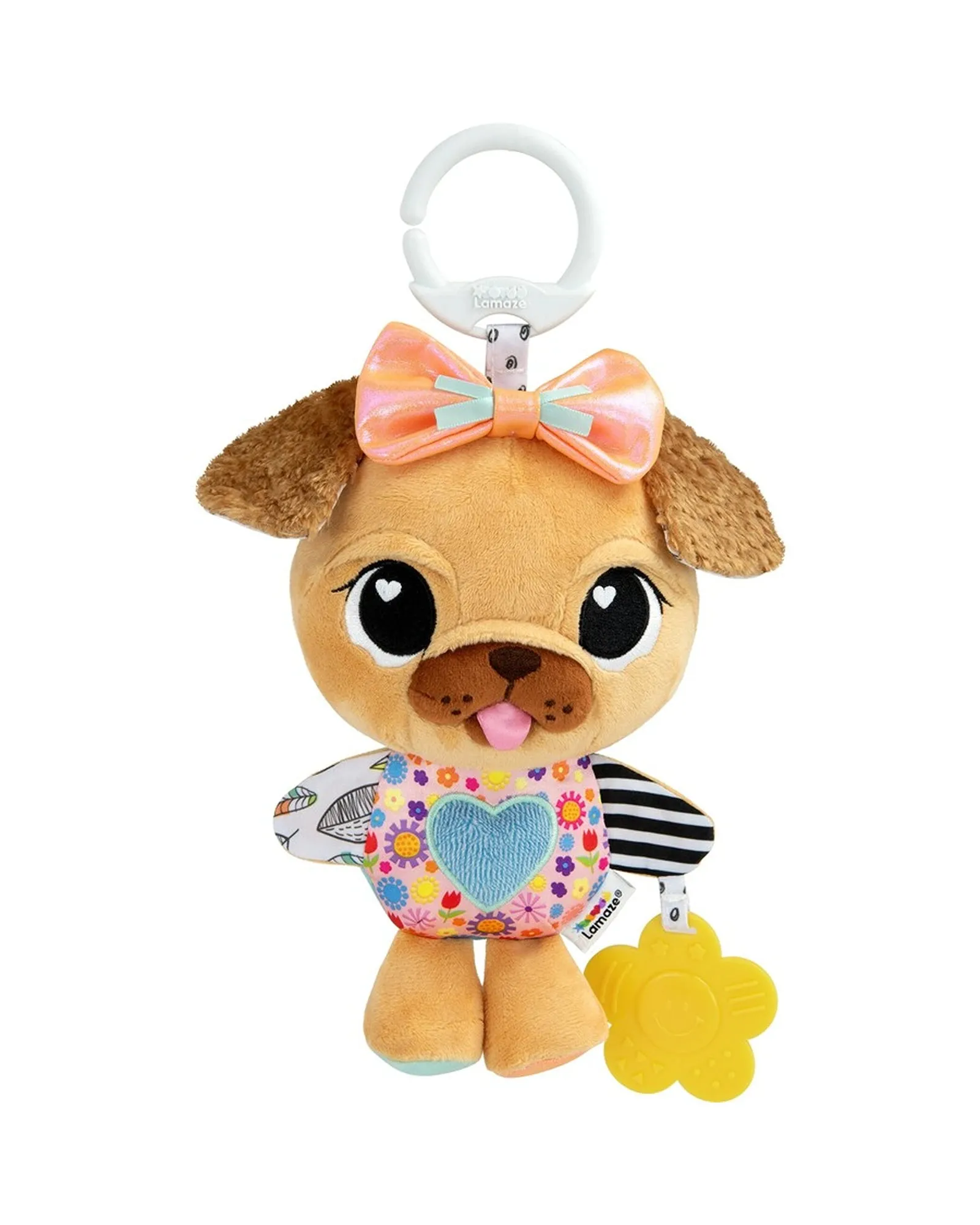 Lamaze Lovely the Pug Clip & Go Plush