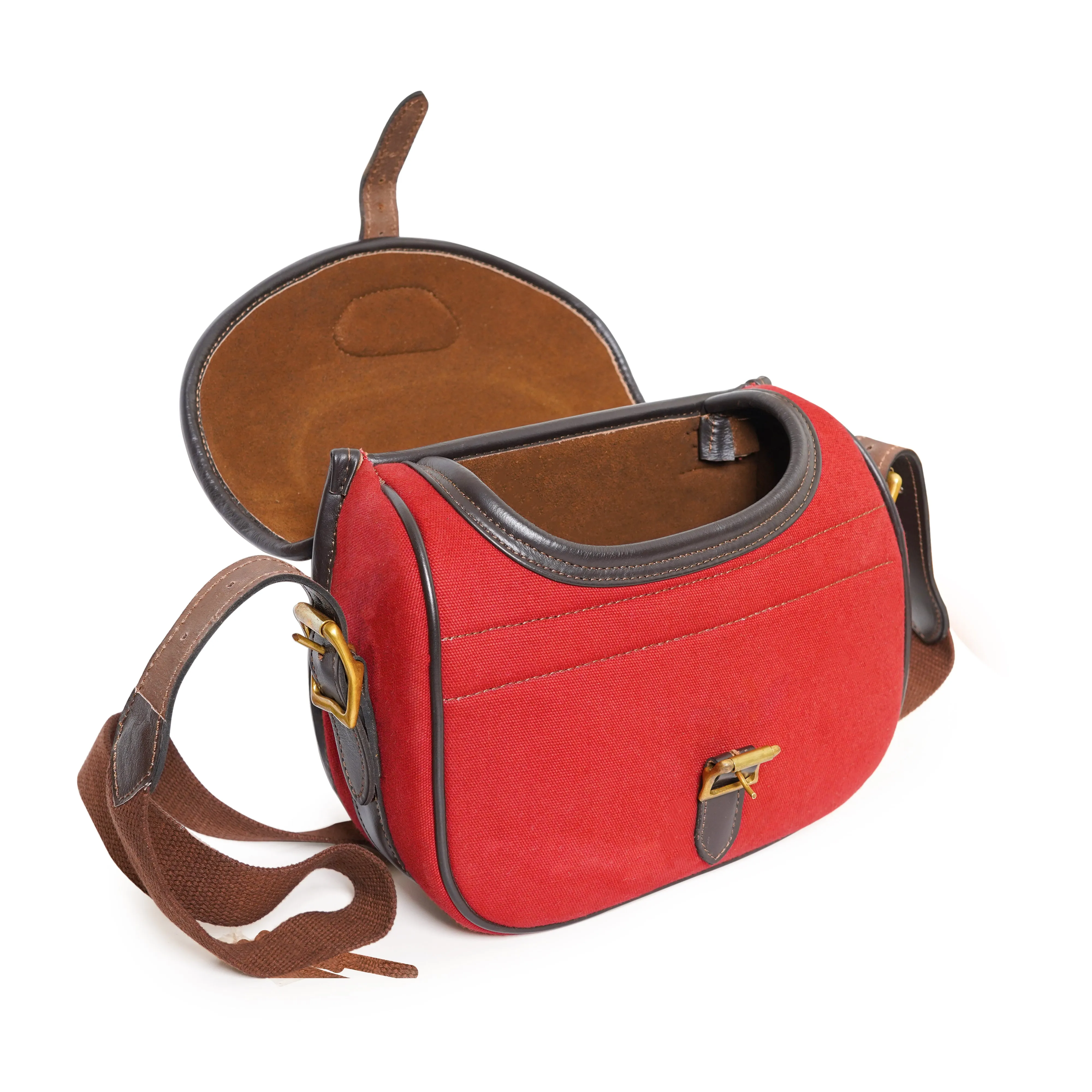 Leather and Canvas Shooting Bag