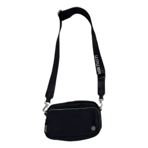 Lululemon Crossbody Bag Black 2L Metal Hardware