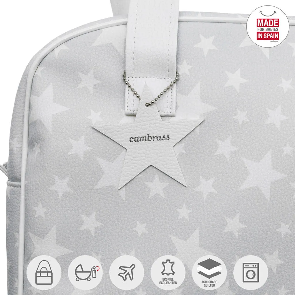 Maternity Bag Stars Grey