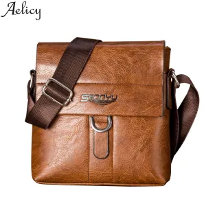 Men Travel Messenger Bags Tote Flap Bag