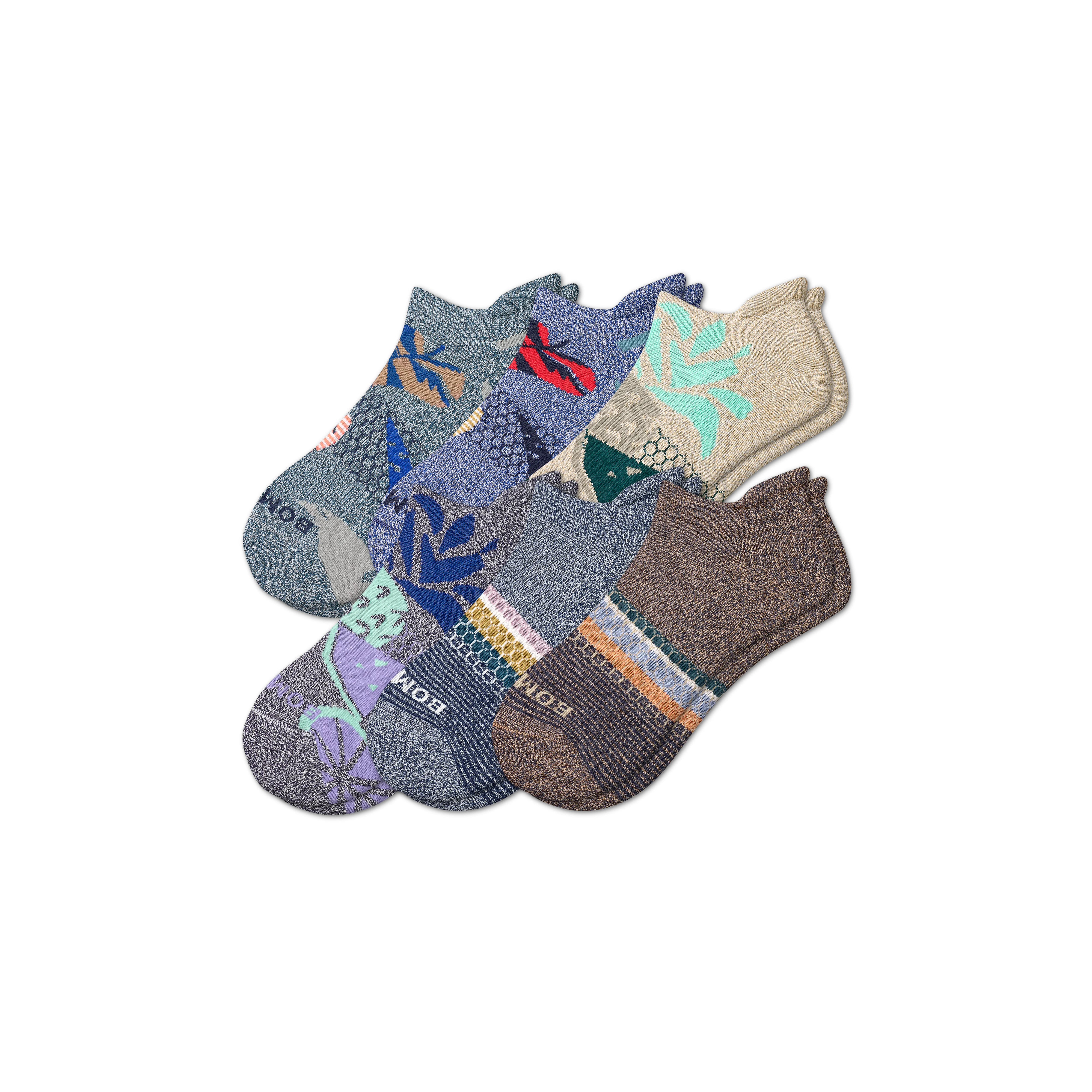 Men’s Tropical Ankle Sock 6-Pack