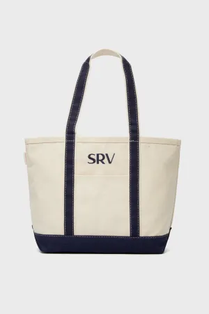 Navy Medium Canvas Tote