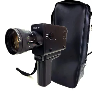 Nizo S2 Super 8 Camera Professionally Serviced and Fully Functioning - Vintage Original Bag Included