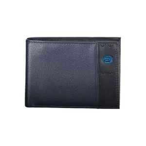 Piquadro Elegant Blue Leather Men's Wallet