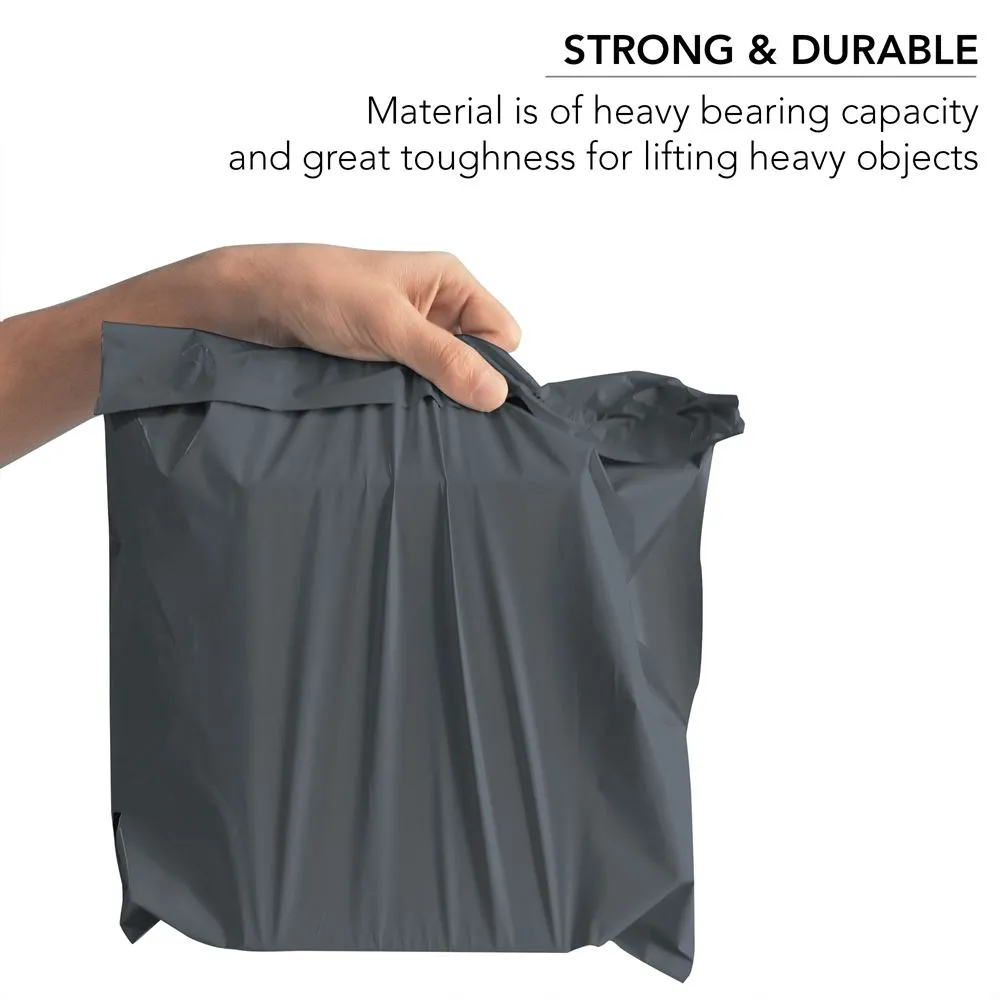 Poly Bags, 17" x 24" (432mm to 610mm), Grey Mailing Strong Self Seal Bag