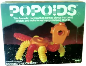 Popoids Cosmic Creatures 19 Pieces 1983 Tomy #5201 Japan 1983 (sealed bags)