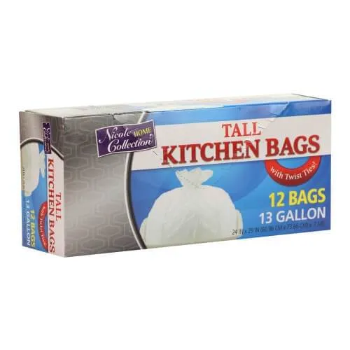 Premium Heavy Weight Plastic Trash Bags<br/>Size Options: 13 Gallon Trash Bags