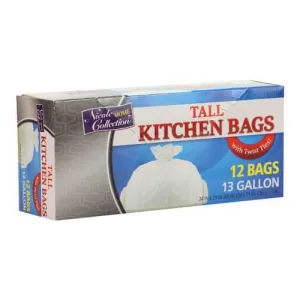 Premium Heavy Weight Plastic Trash Bags<br/>Size Options: 13 Gallon Trash Bags