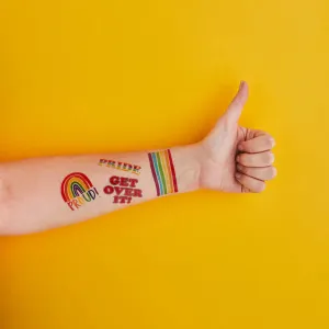 Pride Temporary Tattoos Pack of 2