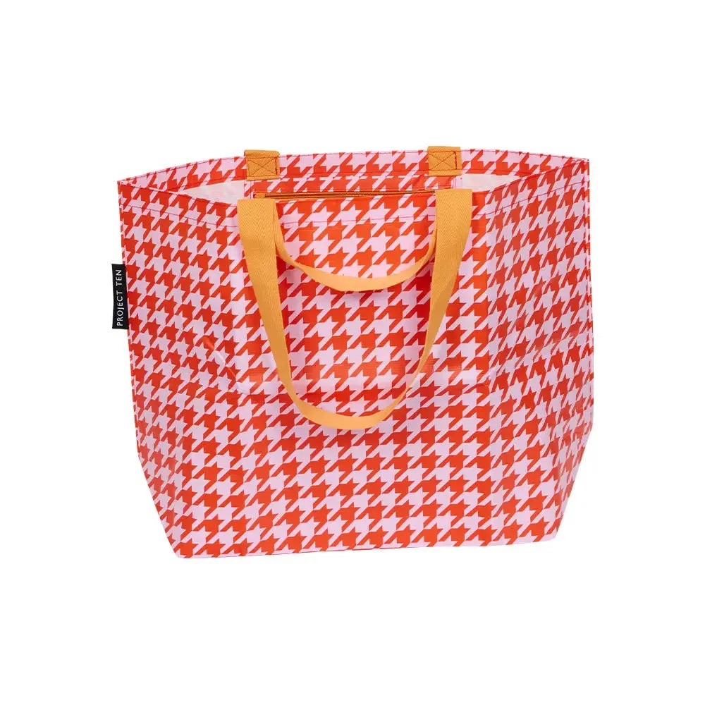 Project Ten Houndstooth Medium Tote