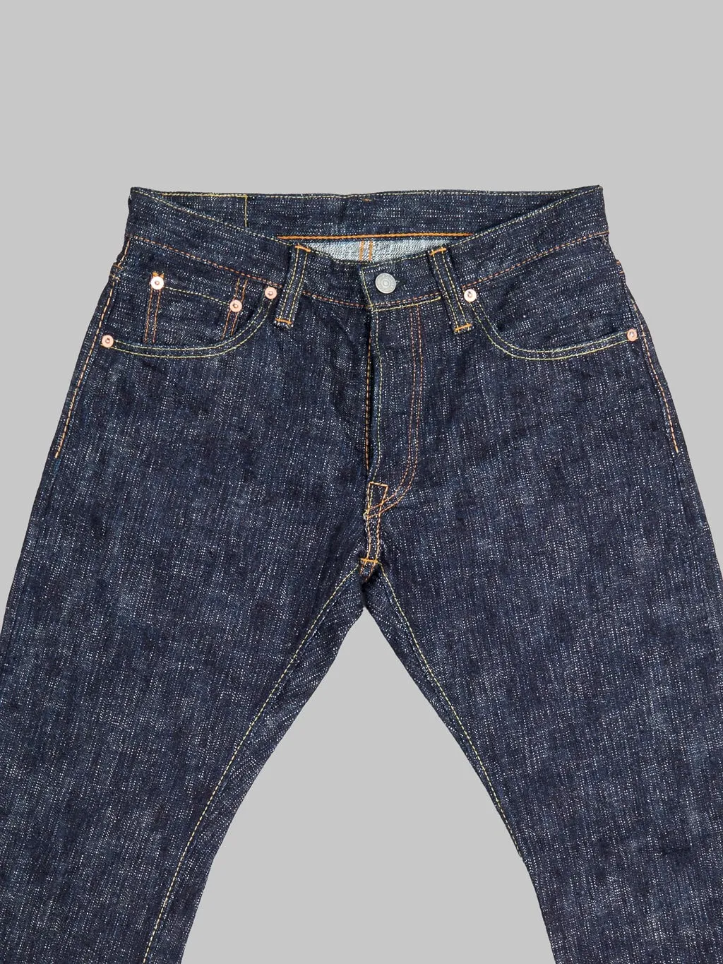 Pure Blue Japan WSB-019 "Double Slub" 16oz Relaxed Tapered Jeans